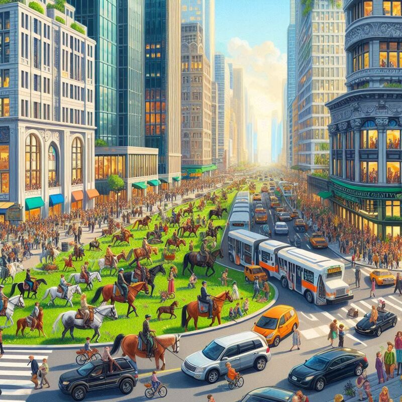 HorseLife city concept, view three