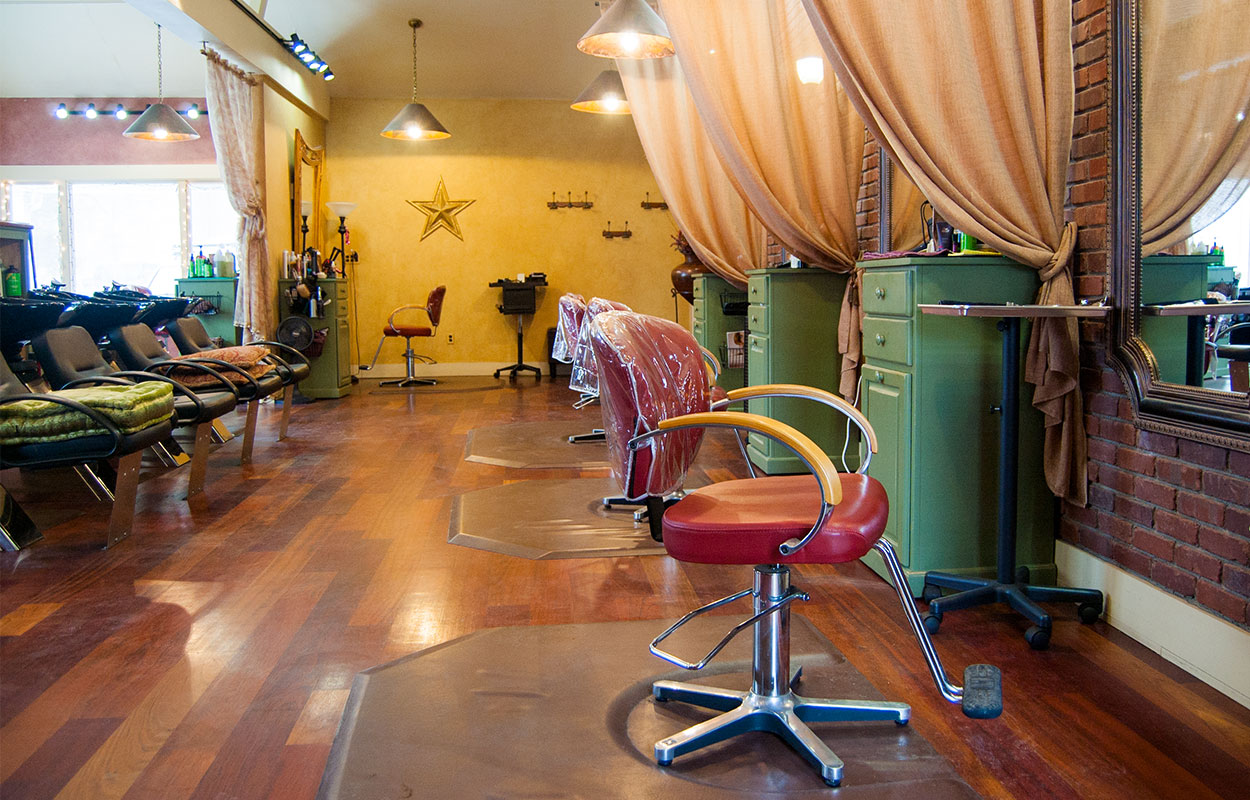 Interior of Studio B Hair Design