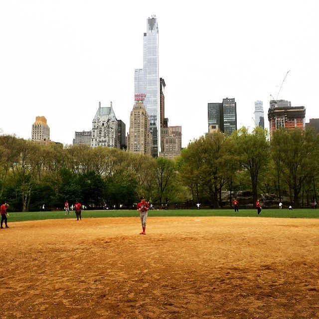 deven in central park pitching